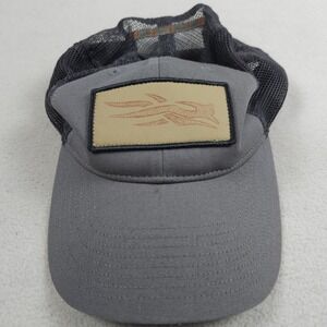 Sitka Hat Mens One Size Snap Back Mesh Trucker Cap Logo Lightweight